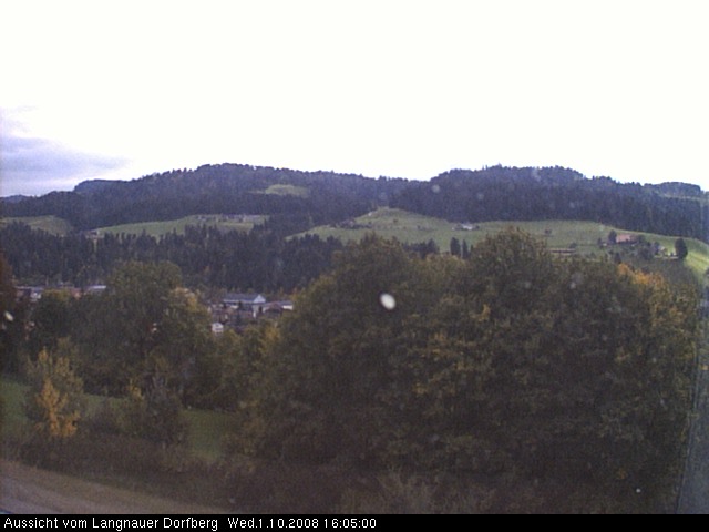 Webcam-Bild: Aussicht vom Dorfberg in Langnau 20081001-160500