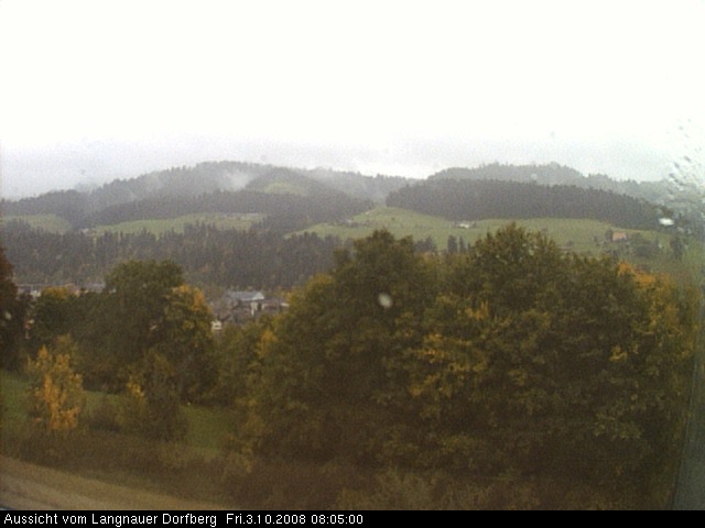 Webcam-Bild: Aussicht vom Dorfberg in Langnau 20081003-080500