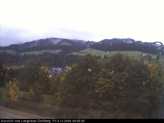 Webcam-Bild: Aussicht vom Dorfberg in Langnau 20081003-090500