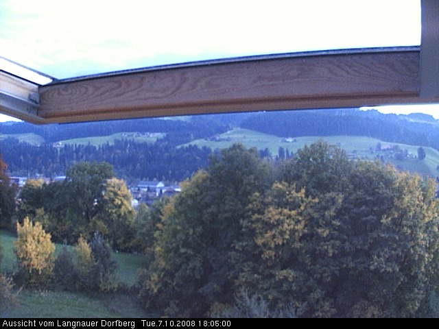 Webcam-Bild: Aussicht vom Dorfberg in Langnau 20081007-180500