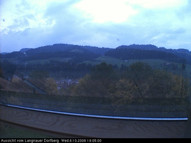 Webcam-Bild: Aussicht vom Dorfberg in Langnau 20081008-180500