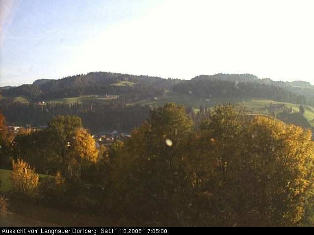 Webcam-Bild: Aussicht vom Dorfberg in Langnau 20081011-170500