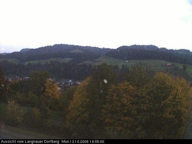 Webcam-Bild: Aussicht vom Dorfberg in Langnau 20081013-180500
