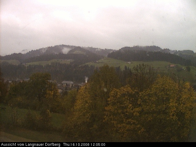 Webcam-Bild: Aussicht vom Dorfberg in Langnau 20081016-120500