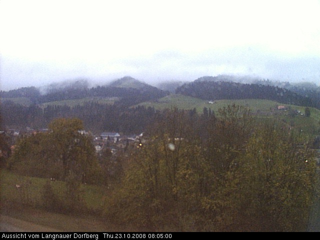 Webcam-Bild: Aussicht vom Dorfberg in Langnau 20081023-080500
