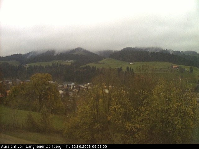 Webcam-Bild: Aussicht vom Dorfberg in Langnau 20081023-090500