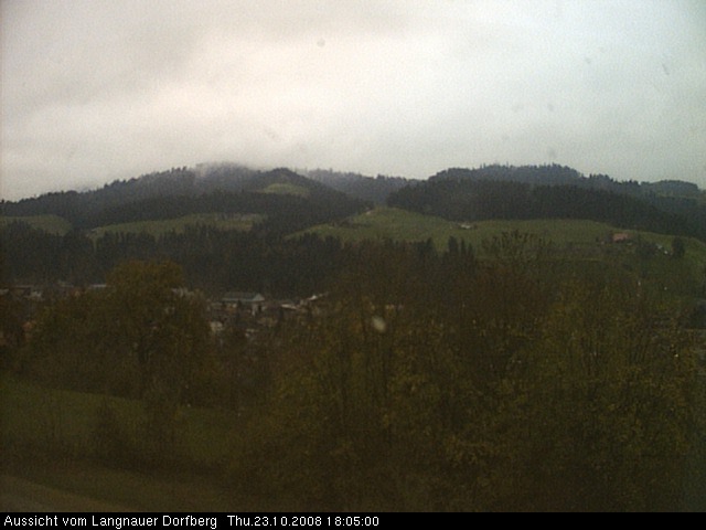 Webcam-Bild: Aussicht vom Dorfberg in Langnau 20081023-180500