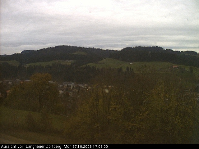 Webcam-Bild: Aussicht vom Dorfberg in Langnau 20081027-170500