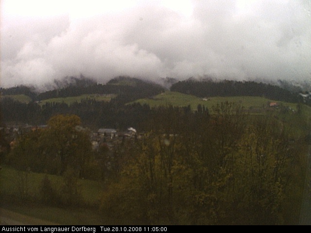 Webcam-Bild: Aussicht vom Dorfberg in Langnau 20081028-110500