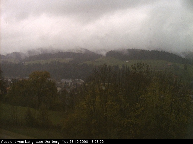 Webcam-Bild: Aussicht vom Dorfberg in Langnau 20081028-150500