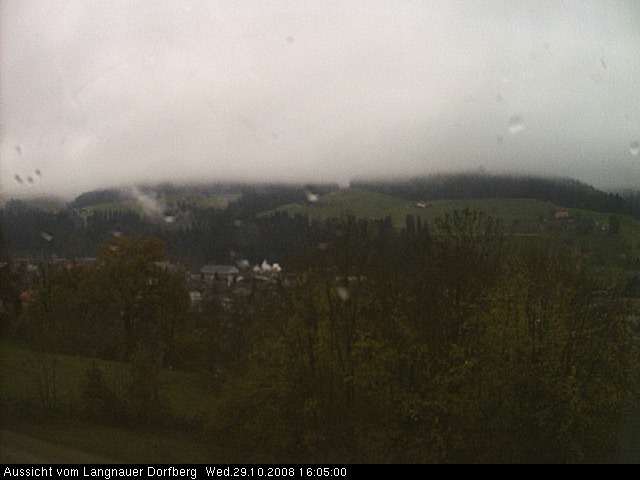 Webcam-Bild: Aussicht vom Dorfberg in Langnau 20081029-160500