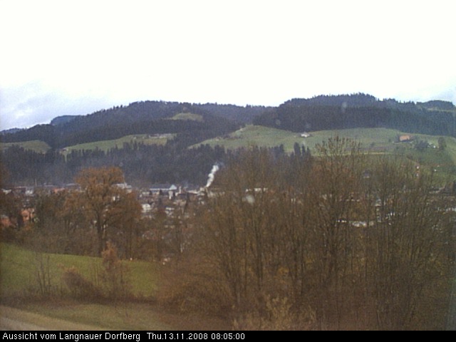 Webcam-Bild: Aussicht vom Dorfberg in Langnau 20081113-080500
