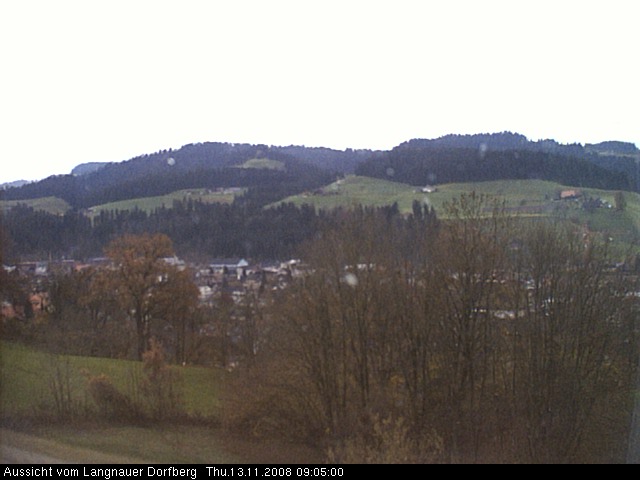 Webcam-Bild: Aussicht vom Dorfberg in Langnau 20081113-090500