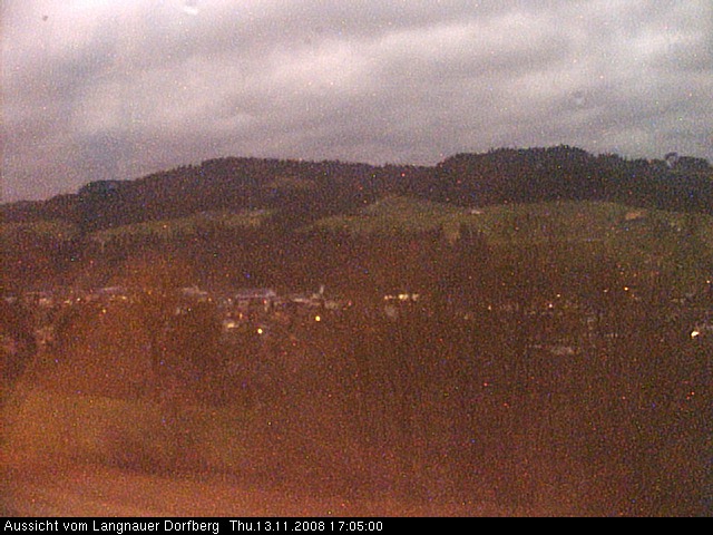Webcam-Bild: Aussicht vom Dorfberg in Langnau 20081113-170500