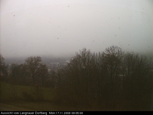 Webcam-Bild: Aussicht vom Dorfberg in Langnau 20081117-080500