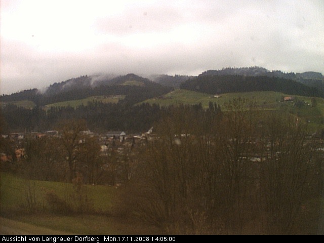 Webcam-Bild: Aussicht vom Dorfberg in Langnau 20081117-140500