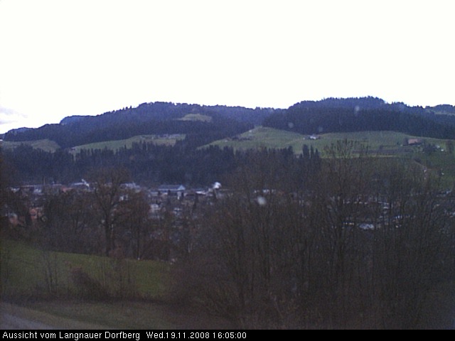 Webcam-Bild: Aussicht vom Dorfberg in Langnau 20081119-160500