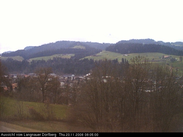 Webcam-Bild: Aussicht vom Dorfberg in Langnau 20081120-080500