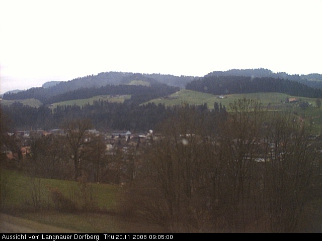 Webcam-Bild: Aussicht vom Dorfberg in Langnau 20081120-090500