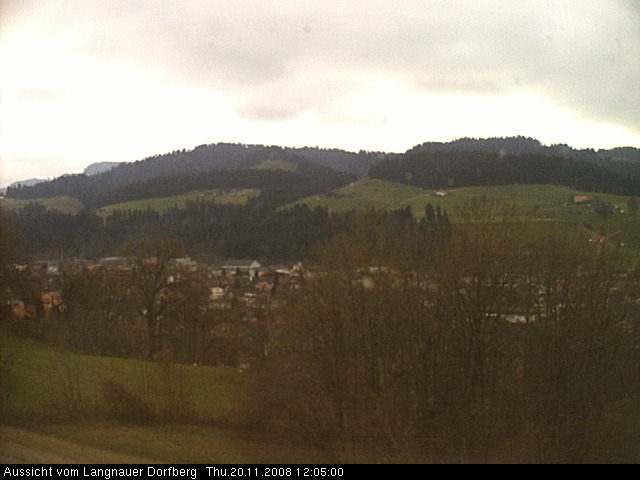 Webcam-Bild: Aussicht vom Dorfberg in Langnau 20081120-120500