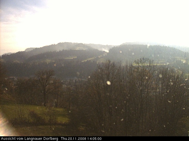 Webcam-Bild: Aussicht vom Dorfberg in Langnau 20081120-140500
