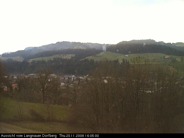 Webcam-Bild: Aussicht vom Dorfberg in Langnau 20081120-160500