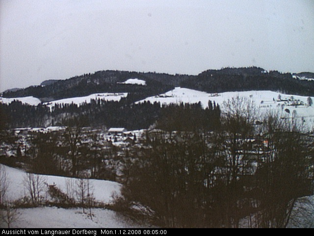 Webcam-Bild: Aussicht vom Dorfberg in Langnau 20081201-080500