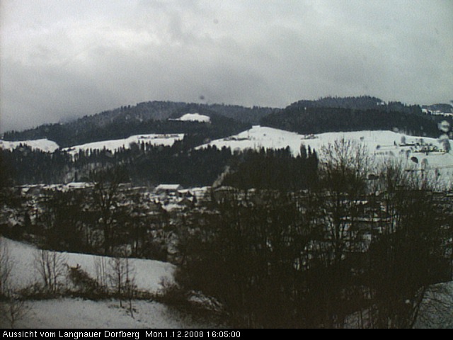 Webcam-Bild: Aussicht vom Dorfberg in Langnau 20081201-160500