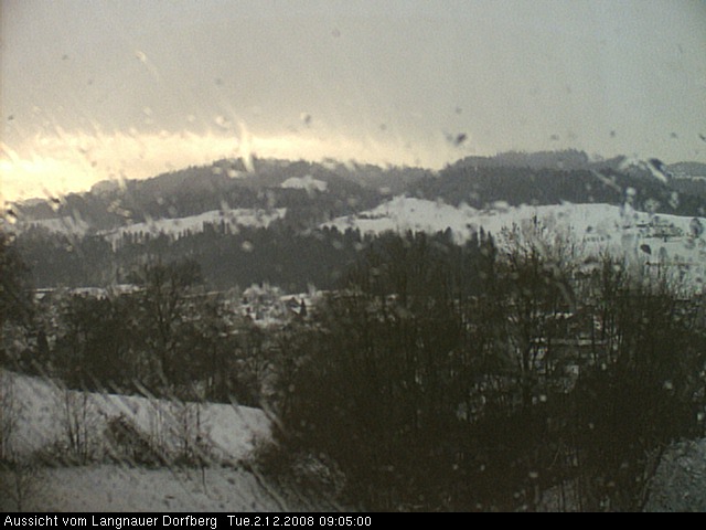 Webcam-Bild: Aussicht vom Dorfberg in Langnau 20081202-090500