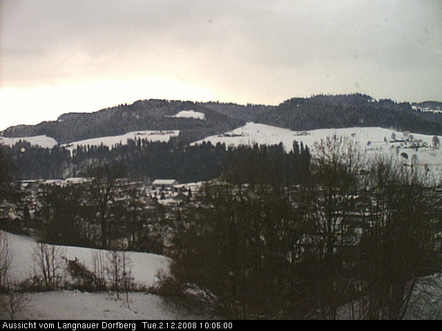Webcam-Bild: Aussicht vom Dorfberg in Langnau 20081202-100500