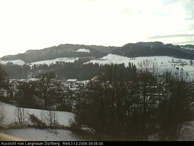 Webcam-Bild: Aussicht vom Dorfberg in Langnau 20081203-090500