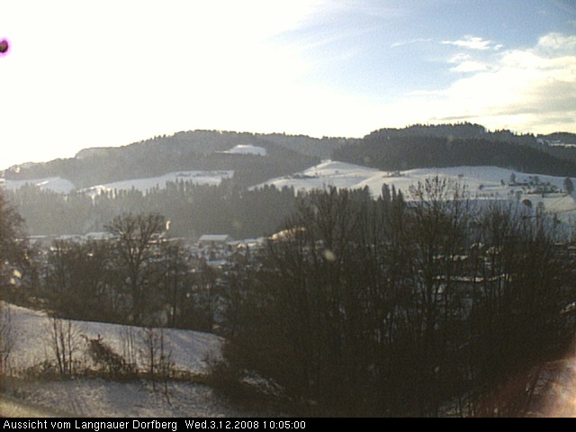 Webcam-Bild: Aussicht vom Dorfberg in Langnau 20081203-100500