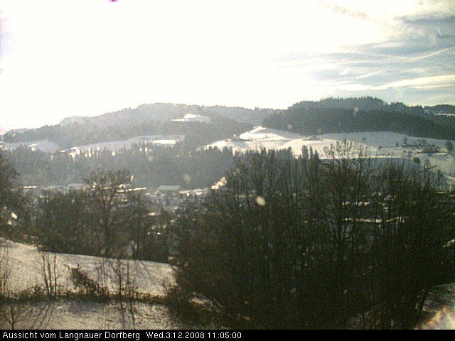 Webcam-Bild: Aussicht vom Dorfberg in Langnau 20081203-110500
