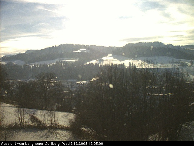Webcam-Bild: Aussicht vom Dorfberg in Langnau 20081203-120500