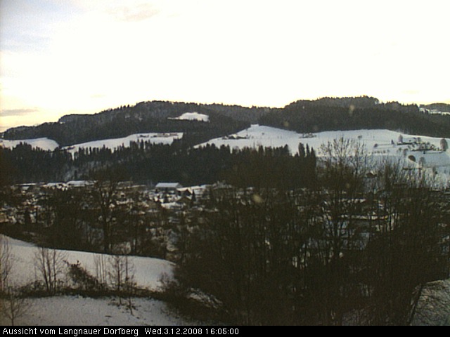 Webcam-Bild: Aussicht vom Dorfberg in Langnau 20081203-160500