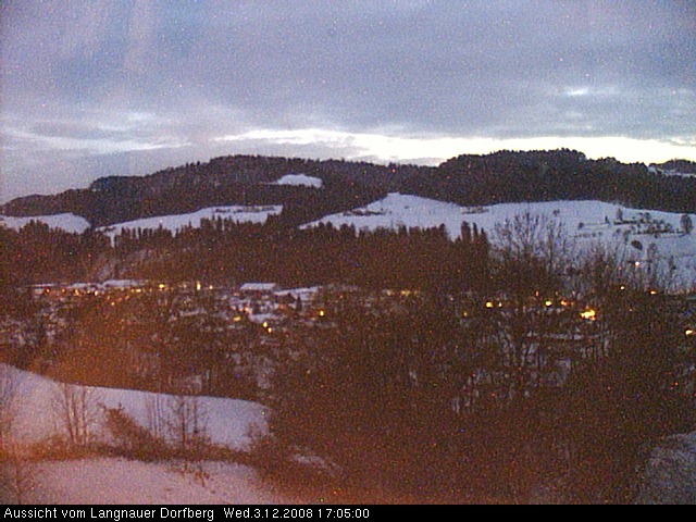 Webcam-Bild: Aussicht vom Dorfberg in Langnau 20081203-170500