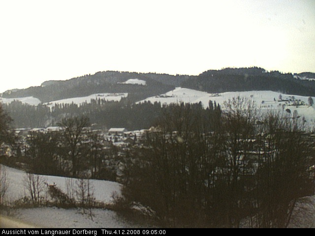 Webcam-Bild: Aussicht vom Dorfberg in Langnau 20081204-090500