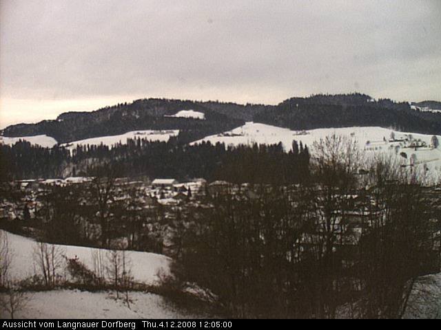 Webcam-Bild: Aussicht vom Dorfberg in Langnau 20081204-120500