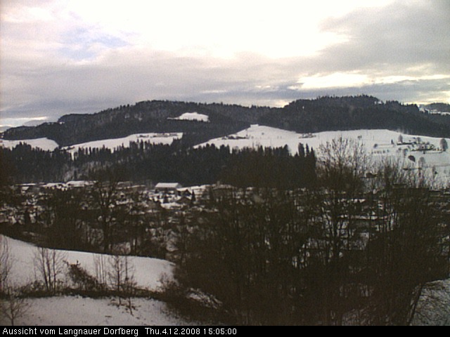Webcam-Bild: Aussicht vom Dorfberg in Langnau 20081204-150500