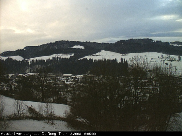 Webcam-Bild: Aussicht vom Dorfberg in Langnau 20081204-160500
