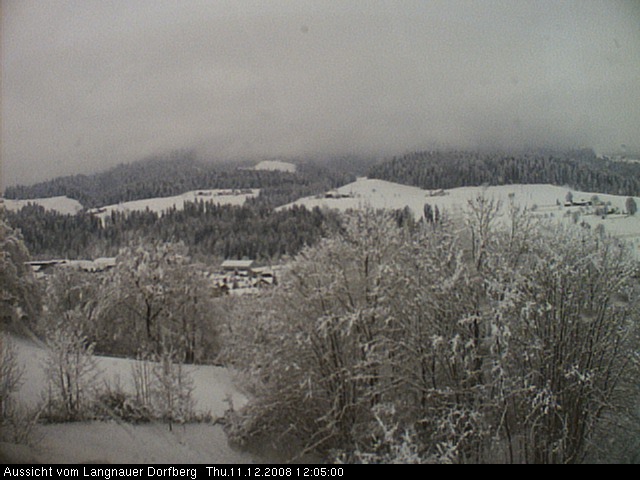 Webcam-Bild: Aussicht vom Dorfberg in Langnau 20081211-120500