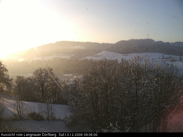 Webcam-Bild: Aussicht vom Dorfberg in Langnau 20081213-090500