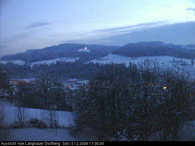 Webcam-Bild: Aussicht vom Dorfberg in Langnau 20081213-170500