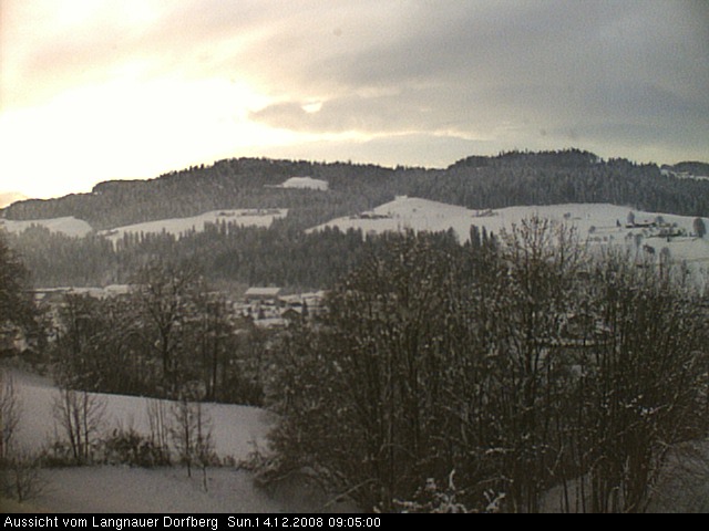Webcam-Bild: Aussicht vom Dorfberg in Langnau 20081214-090500
