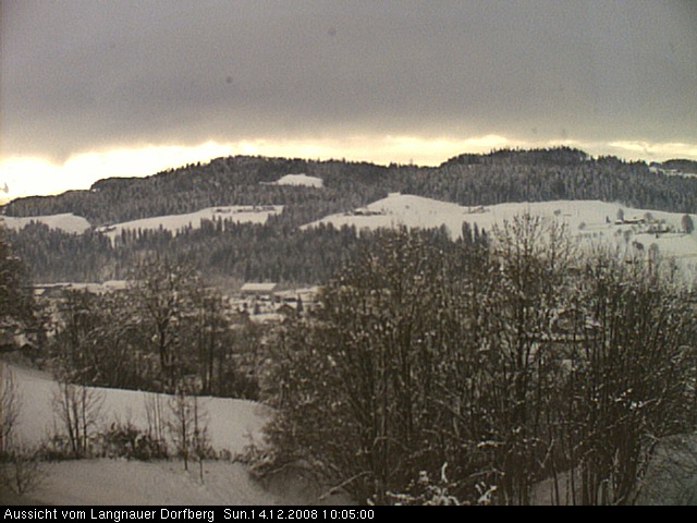 Webcam-Bild: Aussicht vom Dorfberg in Langnau 20081214-100500