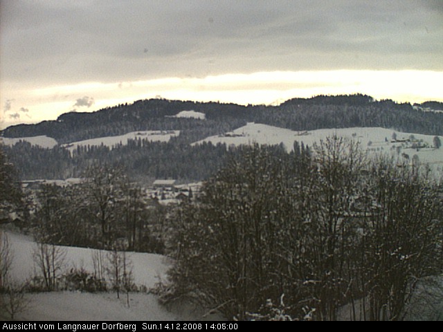 Webcam-Bild: Aussicht vom Dorfberg in Langnau 20081214-140500