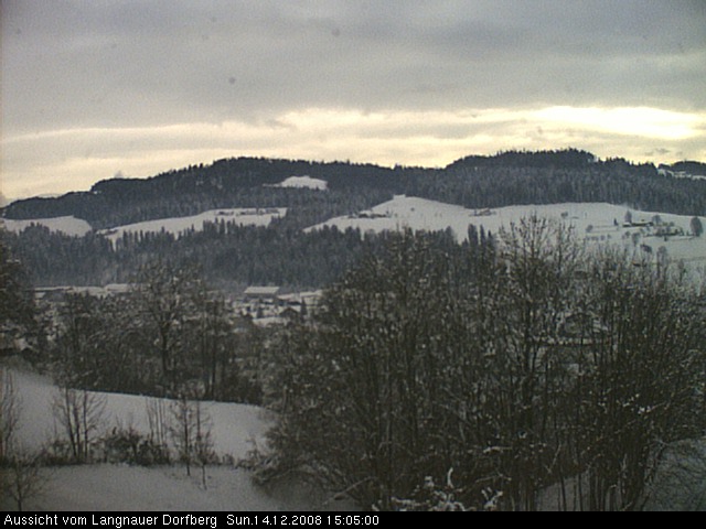 Webcam-Bild: Aussicht vom Dorfberg in Langnau 20081214-150500