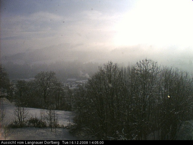 Webcam-Bild: Aussicht vom Dorfberg in Langnau 20081216-140500
