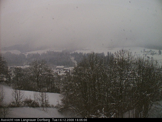 Webcam-Bild: Aussicht vom Dorfberg in Langnau 20081216-160500