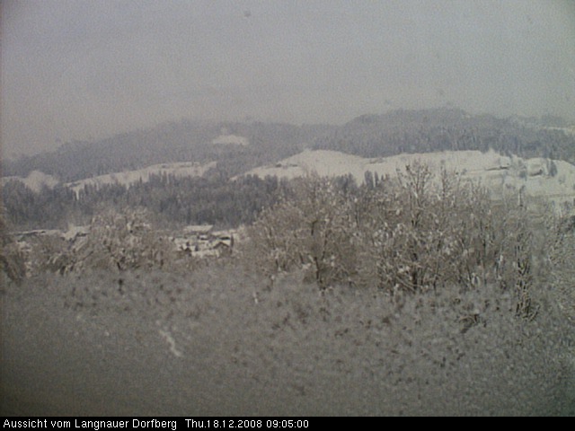 Webcam-Bild: Aussicht vom Dorfberg in Langnau 20081218-090500